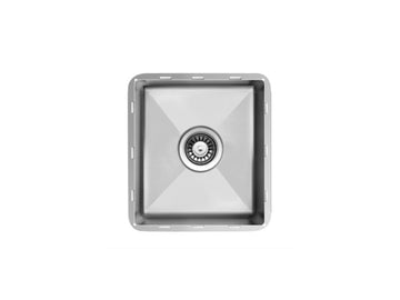 12 inch Flush Mount Stainless Steel Bar / Prep Sink - Krakow TZ RS254 - Sink Depot